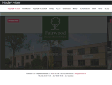 Tablet Screenshot of fairwood.nl